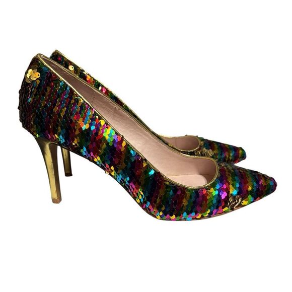 CHINESE LAUNDRY | heels pumps shoes sequin 9 40 - Picture 1 of 7